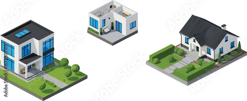 house, home, building, architecture, isometric, property, realestate, residential, modern, design, 