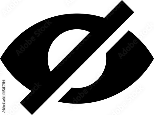 Visibility off Button Icon Solid Sharp for User Account UI Website Mobile Apps