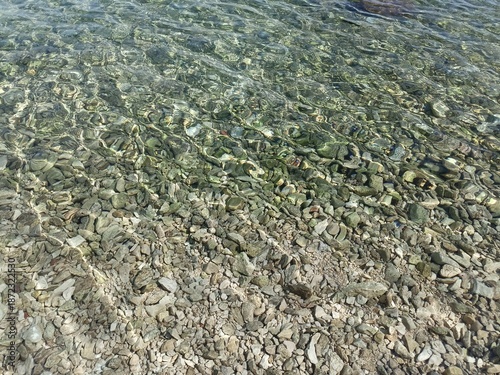 water on the beach