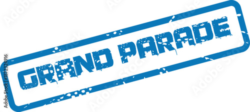 Official Grand Parade Event Commemorative Stamp Mark for Public Processions and Festivities