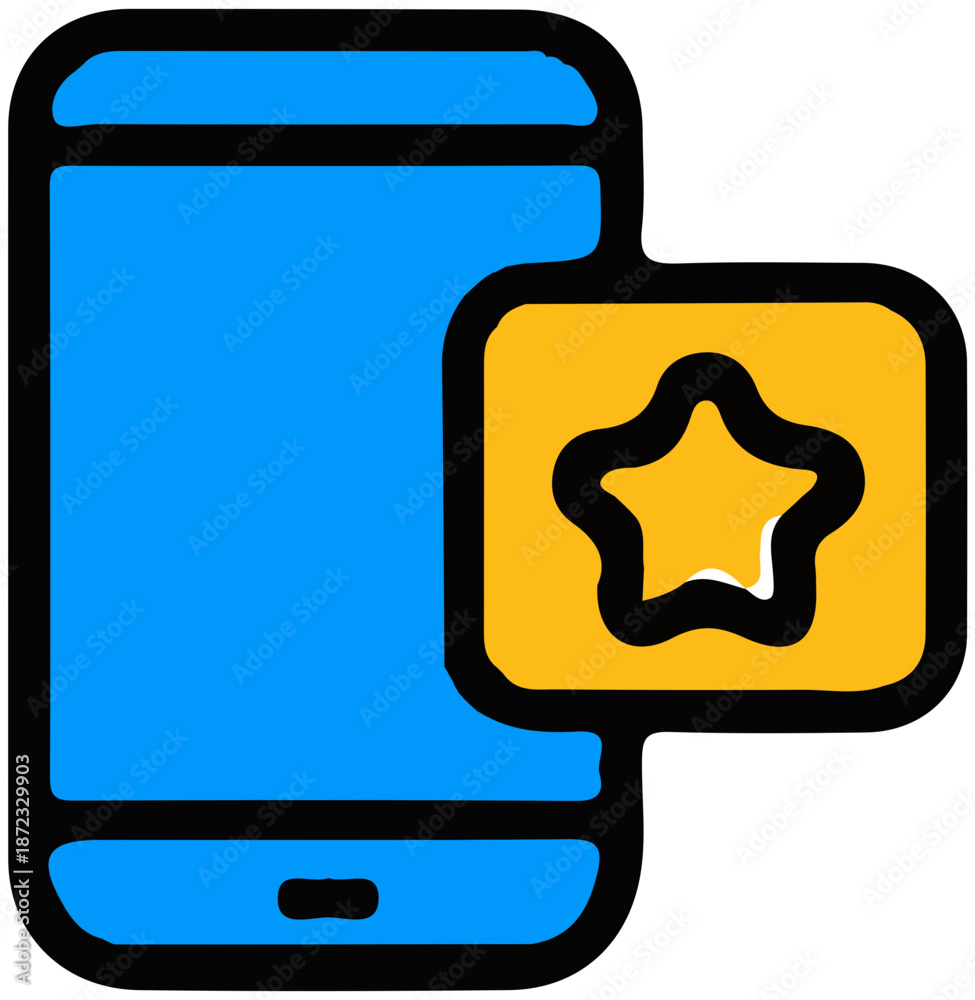 Obraz premium Mobile Security Icon