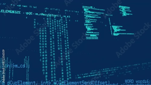 Complex coding environment with multiple programming elements displayed