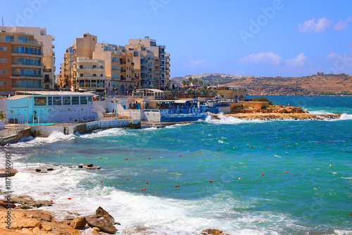 ST JULIAN MALTA. St Julian's is the center of nightlife in Malta and a well-suited destination to combine partying with beach-life.