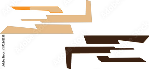 Abstract geometric shapes and minimalist texture background, modern architectural graphic elements for contemporary design