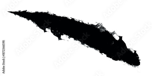 Neutral Brush Stroke Silhouette Background