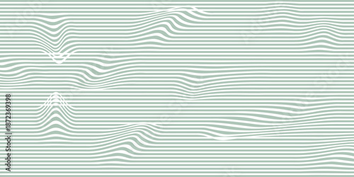 Striped bubbles print. Seamless pattern. Vector.