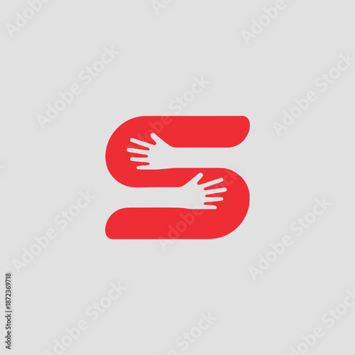 letters s and sss text logo design vector format