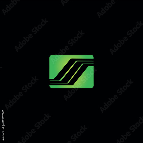 letters s and sss text logo design vector format