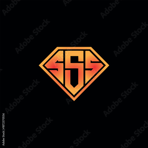 Free Download letters s and sss text logo design vector format - GFXLoad