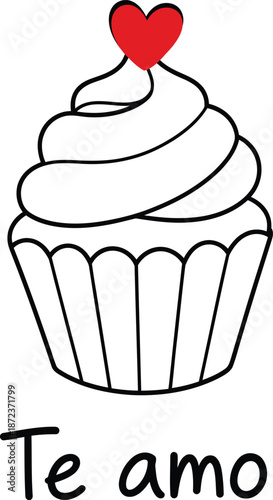 Te amo Feliz dia de San Valentin typography lettering vector design. romantico Te amo calligraphy con corazones para diseno de amor romance arte. Happy valentine’s day love illustration for tshirt tee