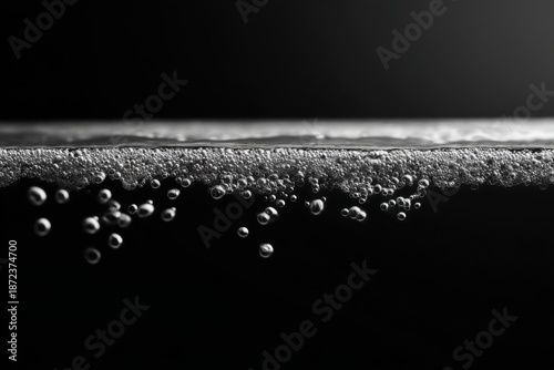 Bubbles rising in a liquid