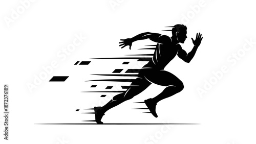 silhouette of a young woman dancing