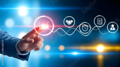 Digital Transformation and Business Process Automation Concepts with Futuristic Technology