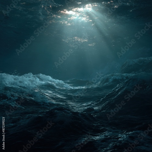 Underwater scene with sunlight (21)