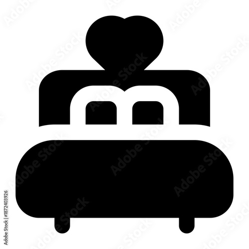bed icon for illustration
