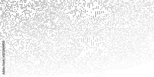 Abstract grunge halftone dots pattern texture background. Modern dotted template vector illustration for design, covers, web sites, banners.
