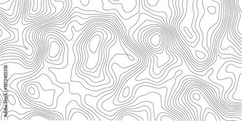  Abstract wavy and curved lines background. Abstract pattern with Lines. Background of the Topographic Map. Abstract geometric topographic contour map background Free Vector	