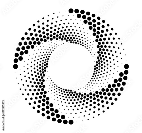 golden ration fibonacci pattern for logo icon background web graphic tattoo. vector illustration. 