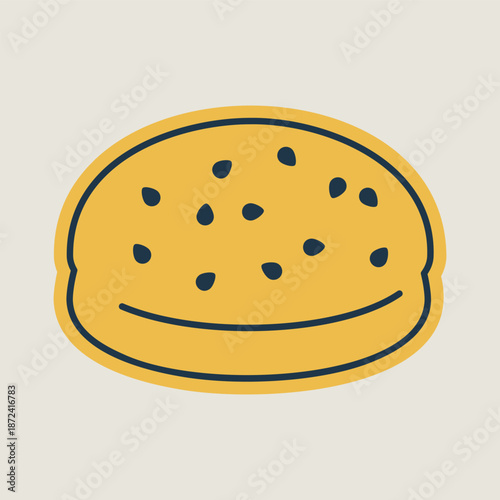 Classic Burger Bun with Sesame Seeds