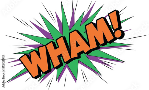 Vibrant explosion of energy and excitement