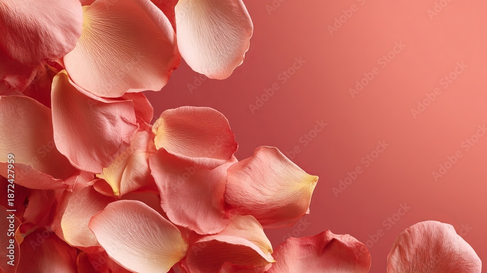 custom made wallpaper toronto digitalA delicate arrangement of soft pink rose petals on a matching background
