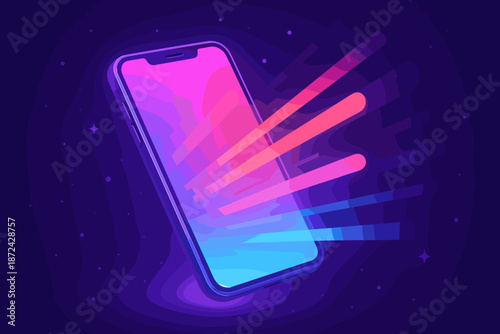 Icon violet sky gradient simple pink k vector compose coral світіння blue