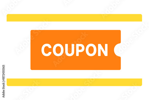 Lemon bold orange soft header icon layout key vector bright coupon yellow