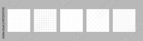 Printable diary sheet template. Seamless page pattern for vintage journal. Notebook and planner background. Simple Vector illustration.