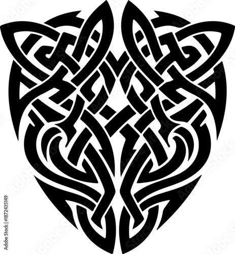 Celtic Tribal Knot Tattoo Design