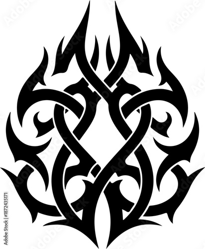 Celtic Tribal Knot Tattoo Design