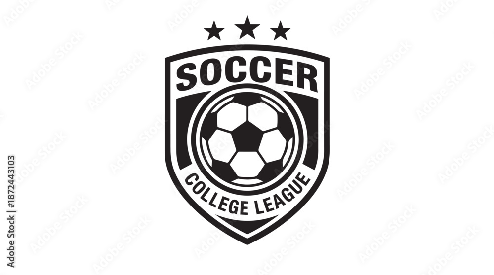 Obraz premium Modern Sports Identity Design for Academic Soccer Tournament