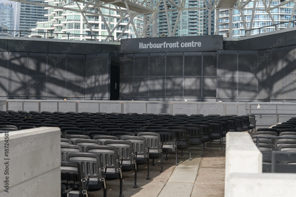 Naklejka premium Harbourfront Centre Concert Stage located at 235 Queens Quay West, Toronto