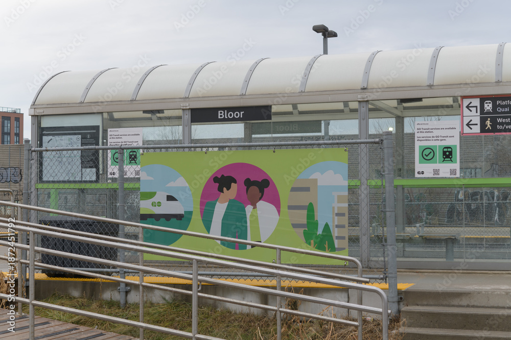 Fototapeta premium Bloor Station (serving Go Train and UP Express), Toronto