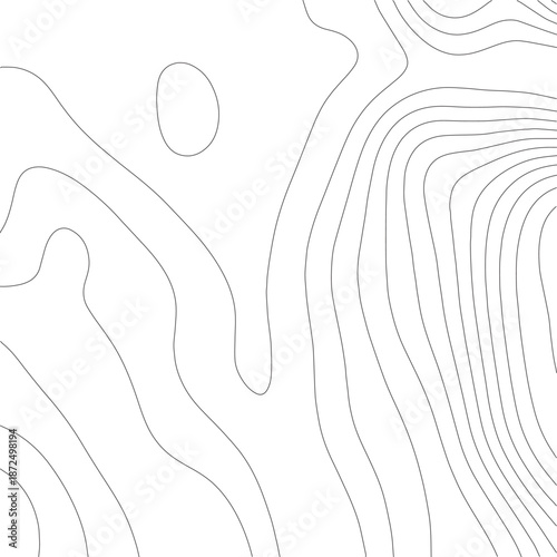 Topographic map contour background. Contour map. Geographical world topography map. Abstract illustration.