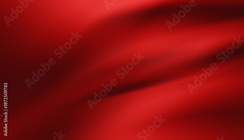 Fotografie Red fabric texture with a pleated or wavy effect
