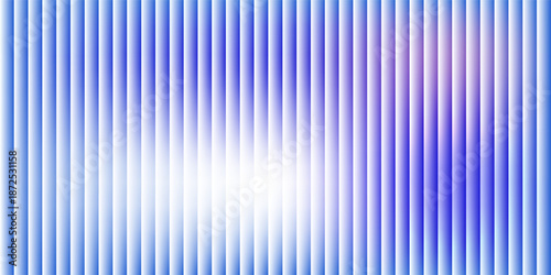 Vertical ribbed glass surface, cool cyan purple spectrum with diffuse white glow and gentle distortion, dreamy abstract wallpaper, vector illustration