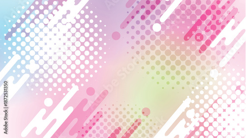 幾何学　抽象的　カラフル　模様　背景