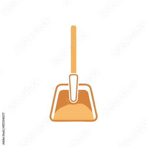 Dustpan Icon for Cleaning Services