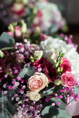Close-up of a beautiful bouquet of flowers