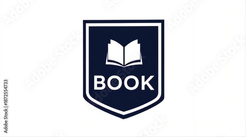 Book blue solid icon