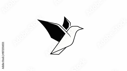 vector illustration of a bird