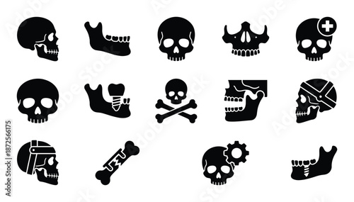 Human foot bones skeletal anatomy structure vector illustration for medical or healthcare use