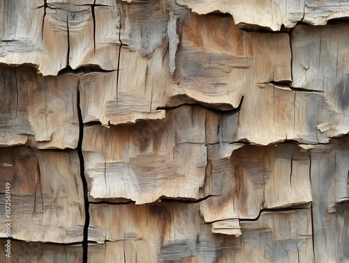 Rough hewn cedar grain with a splintered weathered texture