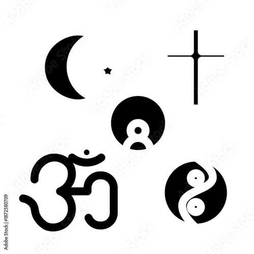 religion glyph icon