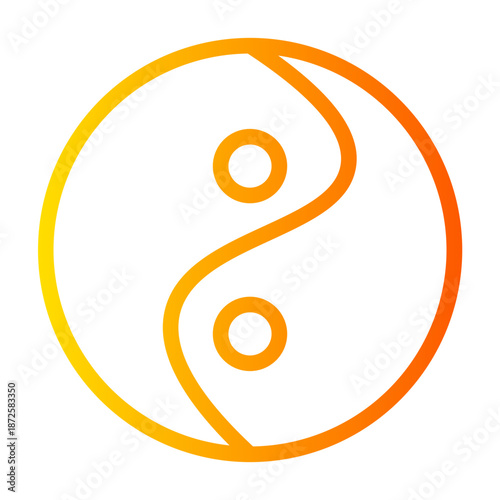 chinese gradient icon