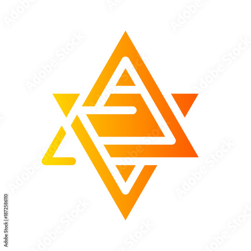 jewish gradient icon