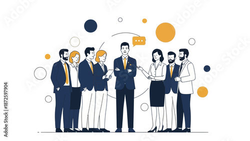 Diverse Business Team Collaboration and Communication