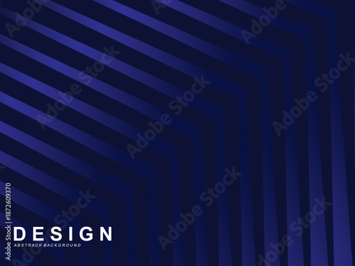 Premium background design with diagonal dark blue stripes pattern. Vector horizontal template for digital lux business banner, contemporary formal invitation, luxury voucher, prestigious gift certific