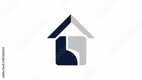 Modern Abstract House Logo Design.