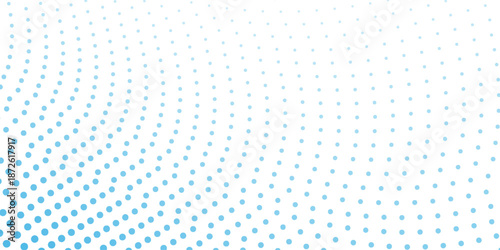 Transparent Vector Gradient Blue Color Halftone Background Staggered Dots Pattern modern dotted